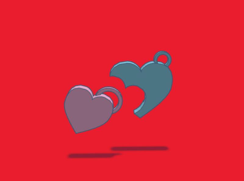 His and Hers Key Chain