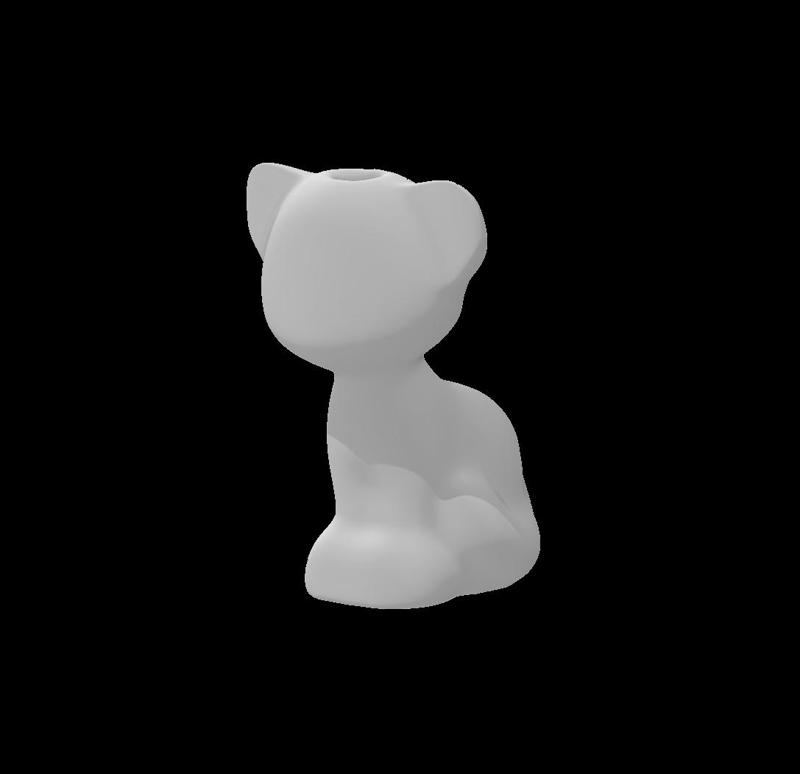 Lego Compatible (11602.dat) Cat - Friends / Elves Compatible - Sitting