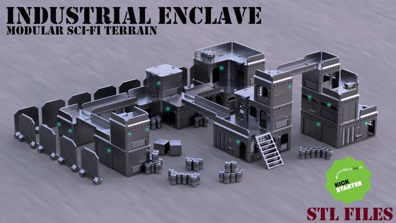 Vanguard Terrain: Industrial Enclave - Scifi Terrain