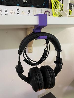 shelf hook for headphones