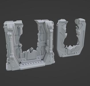 Spacehulk Door Inserts Broken