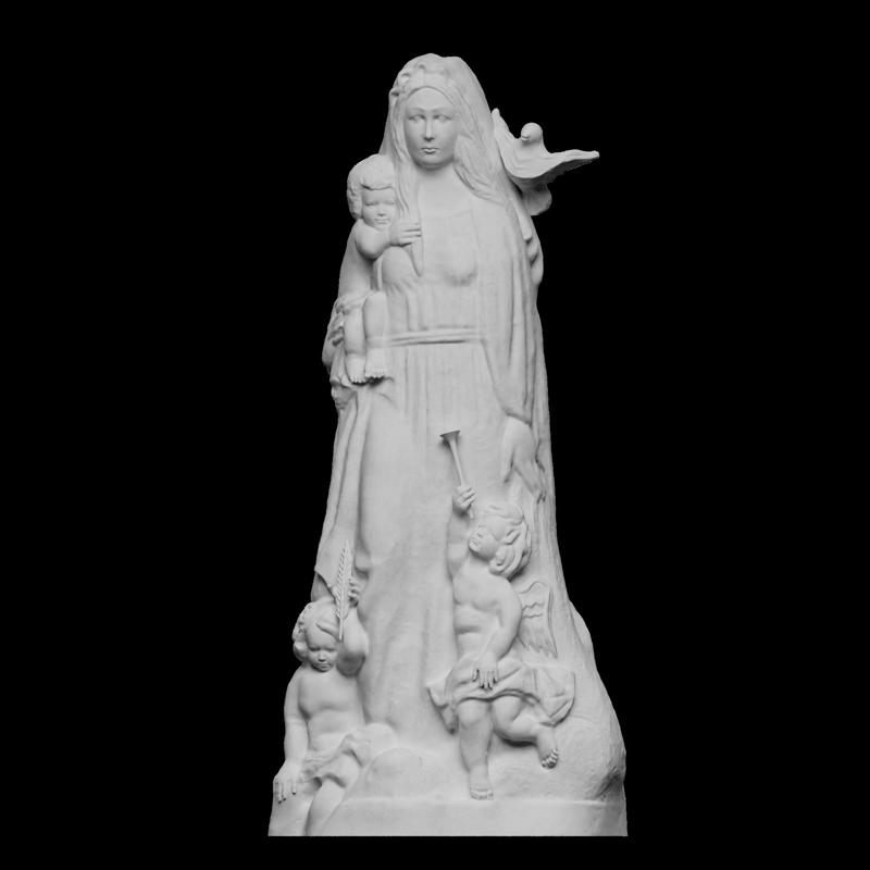 Virgin Mary sculpture