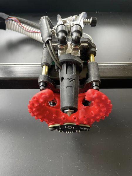 Tentacool part cooling incl. Beacon mount for Goliath Long WC on vzBotxHevORT alu printhead