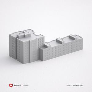 3D Print miniature building RB-SP-MD-003