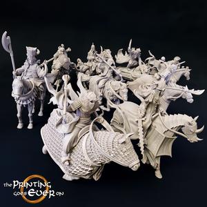 Dark Riders - Mounted - Presupported