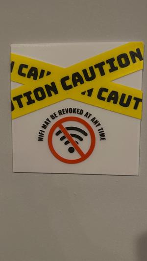 Wifi may be revoked at any time