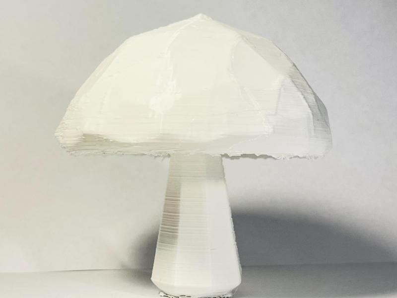 An low poly mushroom