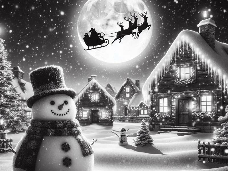 Christmas Snowman picture decor Hueforge 150x150