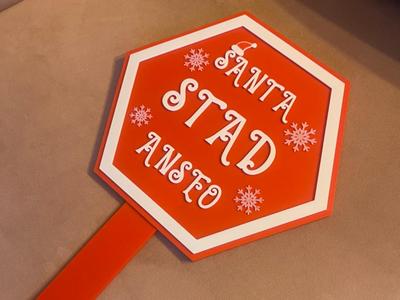 Santa Stop Here At The Gate