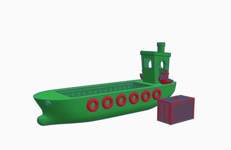 bCOS-Benchy Container Ship
