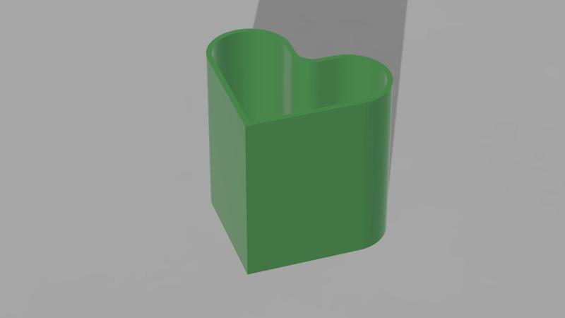 Heart Shaped Pen Holder