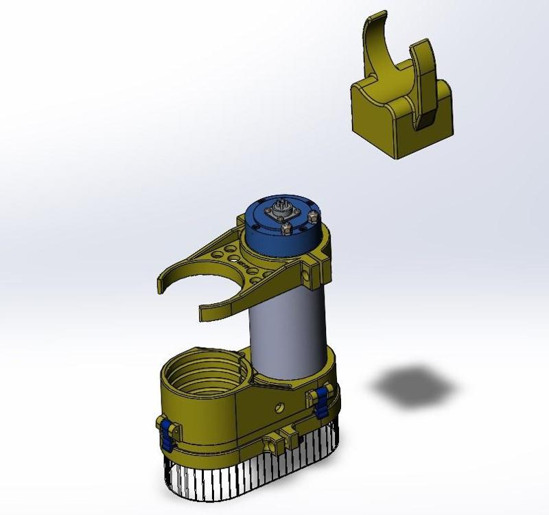 Dust boot for d65 spindle and d60 (not sure, dont remember) hose/ Башмак пылеудаления на шпиндель d65 и гофрошланга d60 (кажется)