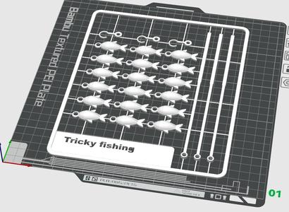 Tricky Fishing - kit card