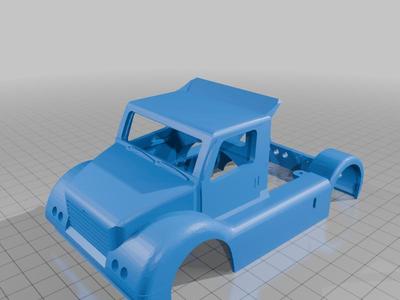 mini-z 98mm fused roof truck body remix