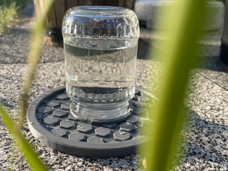 Bee watering hole / bee fountain