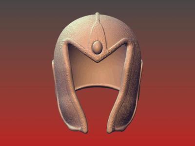 Elven leather helmet