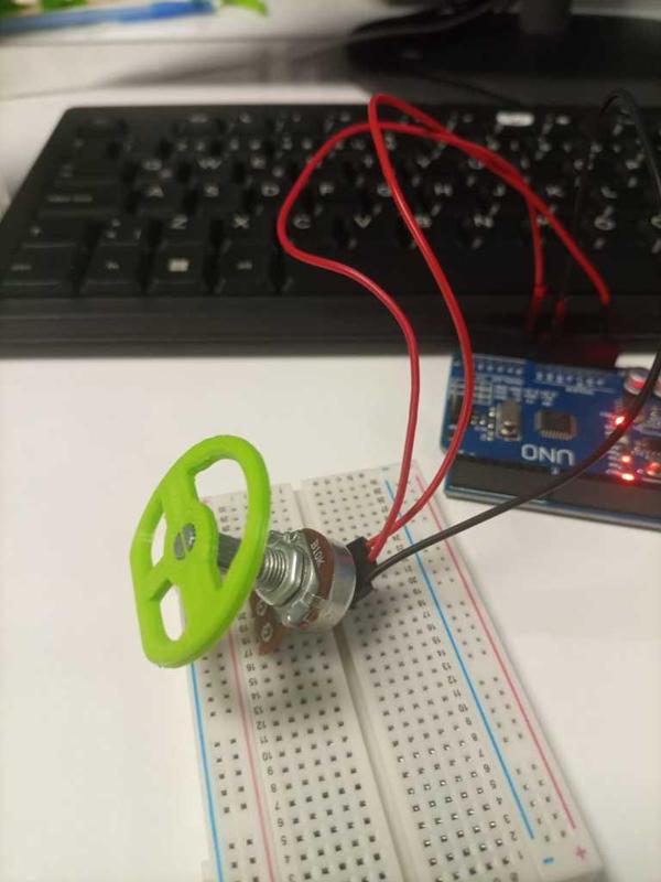 Steering wheel for potentiometer(Size: 35x2x31 60x4x54 100x7x88 143x10x126)
