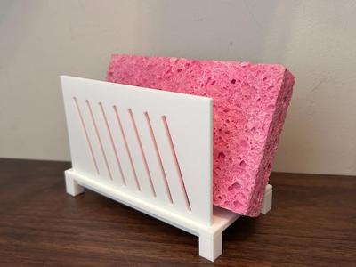 Modern kitchen sponge holder