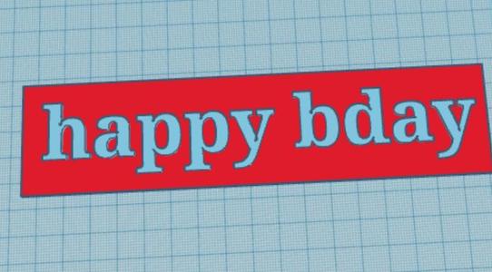 happy birthday logo