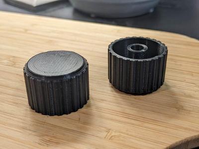 Ribbed Potentimeter Knob