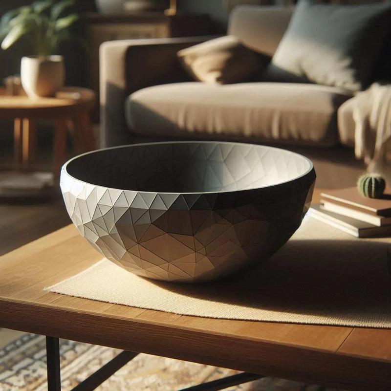 Stunning Low Poly Designer Bowl