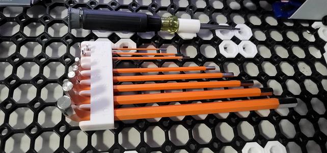 Removable Hex Key Holder for the multiboard  metric