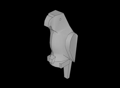Lego Compatible (2546.dat) Animal Bird Parrot