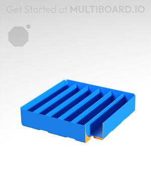 3x3x0.75 - Curved - Double Divided Bin - Multibin Insert