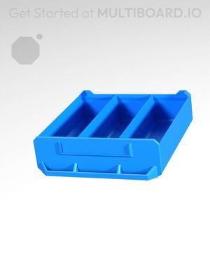 3x1x3-Deep - Linear Divided - Multibin Simple Drawer