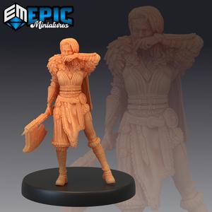 Barbarian Female / Viking Raider / Norse Warrior / Nordic Tribe