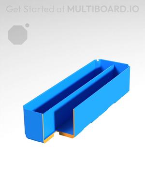 1x3x0.75 - Double Divided Bin - Multibin Insert