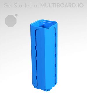 1x1x3 - Topped Multipoint Rail - Multibin Shell