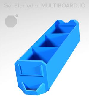 1x1x3.5-Deep - Grid Divided - Multibin Simple Drawer