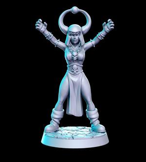 Dark Sorceress - 32mm - DnD