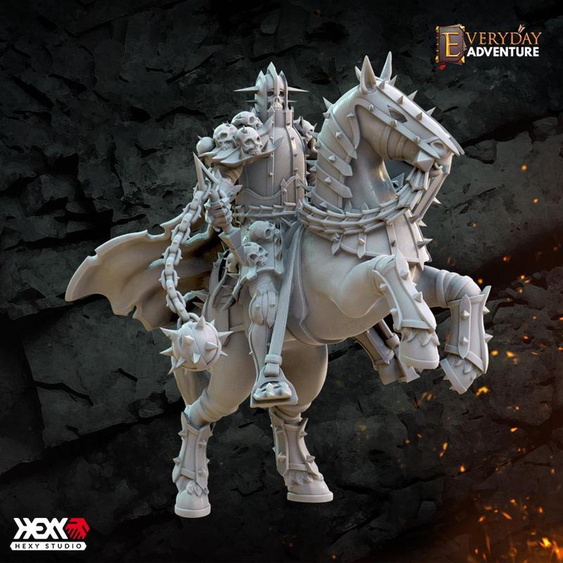 Death Knight on a Warhorse