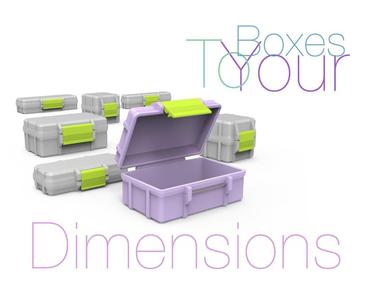 3D boxes to your dimensions