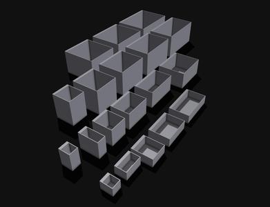 Multiboard bin system