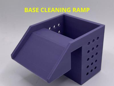 Cleaning ramp - base cleaning ramp