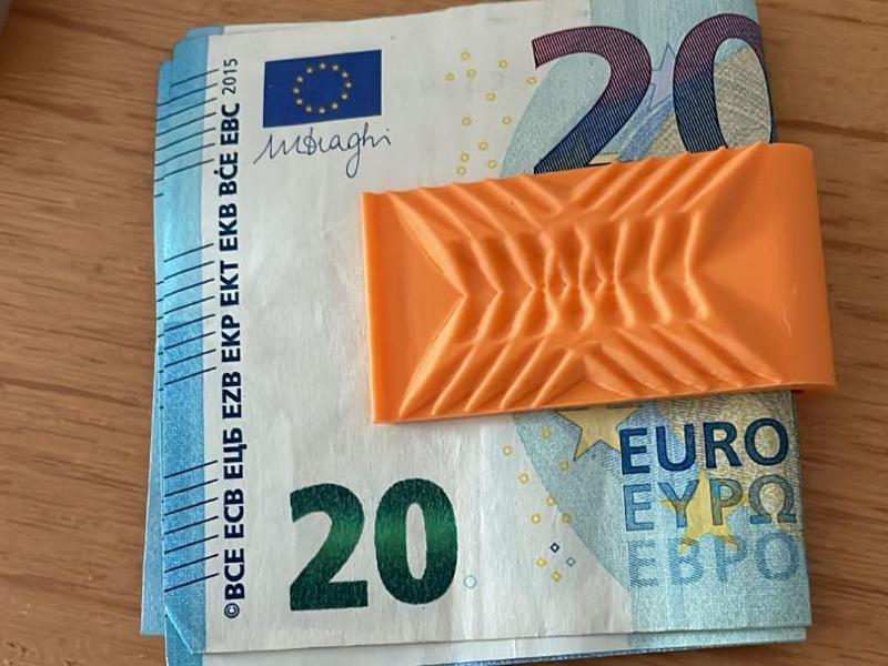 Money Clip X design | 8g / 21min