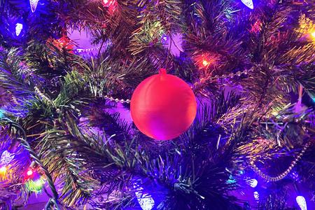 Round Christmas ornament