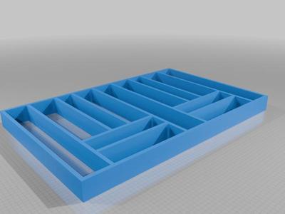 Cutlery Drawer Insert with parameters