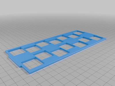 Square rack for Tamiya Enamel paints