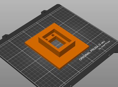 Drill and router Template for 1.75in by 2.5in engagement ring box with 8mm barrel hinges