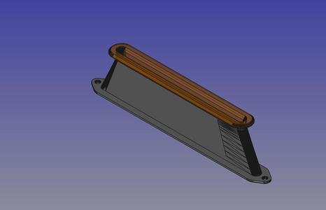 Adaptation of the filament guide (Adaptación de la guía para filamento)