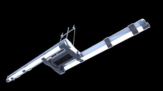 Lamp holder for LED tube luminaire // Luminaria para  tubos led