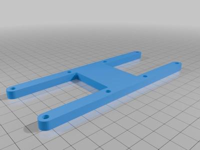 dual triple feed patch antenna mount