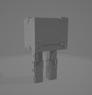 Minecraft strider 3d texture