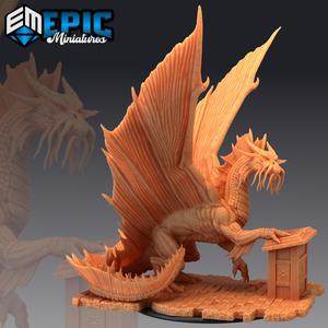 Ancient Gold Dragon / Legendary Drake / Winged Mountain Encounter / Magical Beast