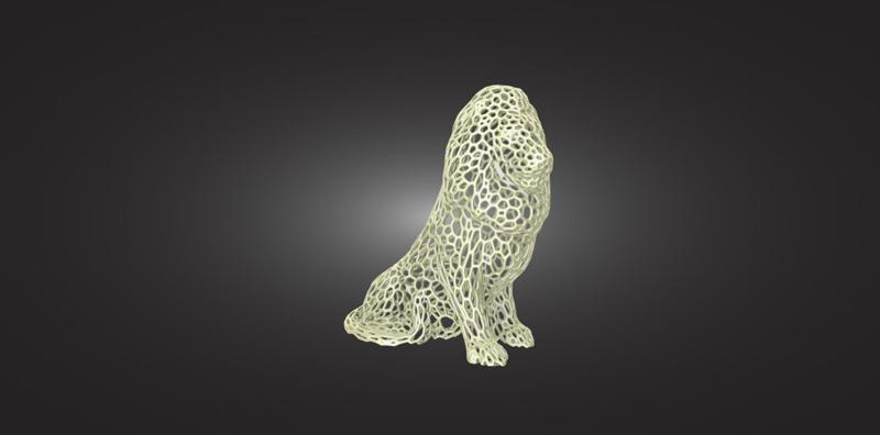 Voronoi Lion