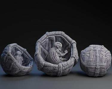 Embryonic Alien in Seed Pod